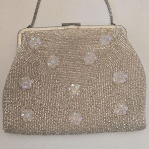 Vintage Champagne Beaded Evening Bag - Elegant Poshmark Listing